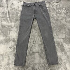 Levis 511 Jeans Mens 32x34* (Meas. 32x33) Grey Slim Throughout Low Rise Stretch